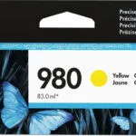 HP 980 Γνήσιο Μελάνι Εκτυπωτή InkJet Κίτρινο (D8J09A)