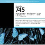 HP 745 Γνήσιο Μελάνι Εκτυπωτή InkJet Μαύρο (F9K04A)