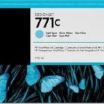 HP 771C Γνήσιο Μελάνι Εκτυπωτή InkJet Κυανό (B6Y12A)