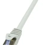 LogiLink S/FTP Cat.7 Καλώδιο Δικτύου Ethernet 2m Γκρι 1τμχ CQ4052S