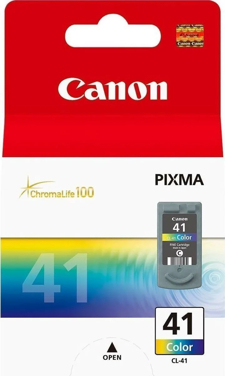 Canon CL-41 Γνήσιο Μελάνι Εκτυπωτή InkJet Πολλαπλό (Color) (0617B001) - Image 1