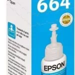 Epson 664 Γνήσιο Μελάνι Εκτυπωτή InkJet Κυανό (C13T66424A)