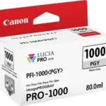 Canon PFI-1000 Γνήσιο Μελάνι Εκτυπωτή InkJet Photo Γκρι (0553C001)