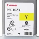Canon PFI-102 Γνήσιο Μελάνι Εκτυπωτή InkJet Κίτρινο (0898B001)