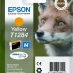 Epson T1284M Γνήσιο Μελάνι Εκτυπωτή InkJet Κίτρινο (C13T12844010 C13T12844012)