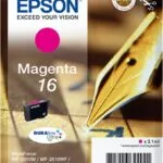 Epson 16 Γνήσιο Μελάνι Εκτυπωτή InkJet Ματζέντα (C13T16234010 C13T16234012)
