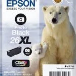 Epson 26XL Γνήσιο Μελάνι Εκτυπωτή InkJet Μαύρο (C13T26214010 C13T26214012)
