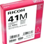 Ricoh GC41M Γνήσιο Μελάνι Εκτυπωτή InkJet Ματζέντα (405763)