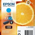 Epson 33XL Γνήσιο Μελάνι Εκτυπωτή InkJet Κυανό (C13T33624010 C13T33624012)