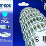 Epson 79XL Γνήσιο Μελάνι Εκτυπωτή InkJet Κυανό (C13T79024010)