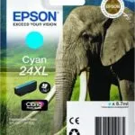 Epson 24XL Γνήσιο Μελάνι Εκτυπωτή InkJet Κυανό (C13T24324010 C13T24324012)