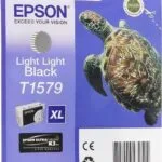 Epson T1579XL Γνήσιο Μελάνι Εκτυπωτή InkJet Ανοιχτό Μαύρο (C13T15794010)