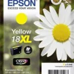 Epson 18XL Γνήσιο Μελάνι Εκτυπωτή InkJet Κίτρινο (C13T18144010 C13T18144012)