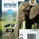 Epson 24XL Γνήσιο Μελάνι Εκτυπωτή InkJet Ανοιχτό Κυανό (C13T24354010 C13T24354012)