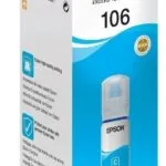 Epson 106 Γνήσιο Μελάνι Εκτυπωτή InkJet Κυανό (C13T00R240)