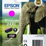 Epson 24XL Γνήσιο Μελάνι Εκτυπωτή InkJet Ματζέντα (C13T24334010 C13T24334012)