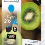 Epson 202XL Γνήσιο Μελάνι Εκτυπωτή InkJet Κυανό (C13T02H24010)