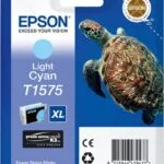 Epson T1575XL Γνήσιο Μελάνι Εκτυπωτή InkJet Ανοιχτό Κυανό (C13T157540)