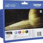 Brother LC1100 Multipack Γνήσιο Πακέτο Μελανιών Εκτυπωτή InkJet Πολλαπλό (Color) (LC-1100VALBP)