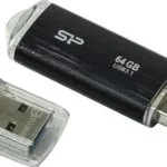 Silicon Power Blaze B02 64GB USB 3.1 Stick Μαύρο