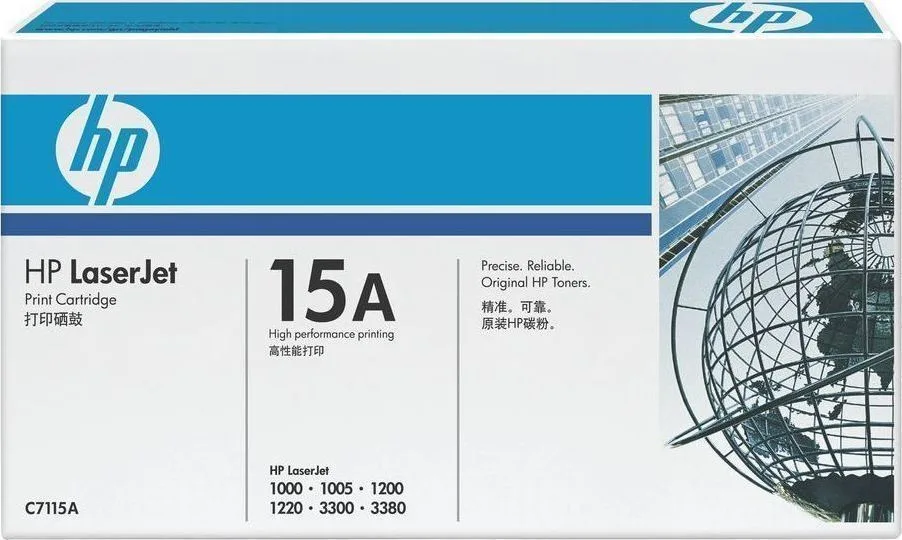 20180102151634_cf0bb201 HP 15A Γνήσιο Toner Laser Εκτυπωτή Μαύρο 2500 Σελίδων C7115A - Image 1