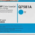 HP 503A Γνήσιο Toner Laser Εκτυπωτή Κυανό 6000 Σελίδων Q7581A