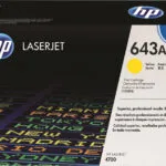 HP 643A Γνήσιο Toner Laser Εκτυπωτή Κίτρινο 10000 Σελίδων (Q5952A)