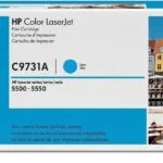 HP 645A Γνήσιο Toner Laser Εκτυπωτή Κυανό 12000 Σελίδων C9731A