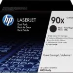 HP 90X Γνήσιο Multipack Toner Laser Εκτυπωτή Μαύρο High Yield 2τμχ (CE390XD)
