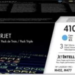 HP 410X Γνήσιο Multipack Toner Laser Εκτυπωτή Κίτρινο/Κυανό/Ματζέντα High Yield 3τμχ CF252XM