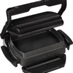 Tefal Optigrill+ Επιτραπέζια Ηλεκτρική Ψησταριά 2000W Ανοξείδωτη με Καπάκι και Ρυθμιζόμενο Θερμοστάτη 36.5x36.5εκ. GC7148