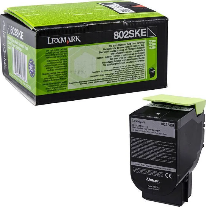 Lexmark 80C2SKE Γνήσιο Toner Laser Εκτυπωτή Μαύρο Return Program 80C2SKE - Image 1