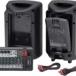 Yamaha Stagepas 400BT H010.00029 Σετ με Αυτοενισχυόμενα Ηχεία PA 360W με Woofer 8" 28.9x27.5x47.2εκ.