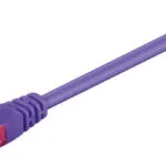 Goobay U/UTP Cat.6 Καλώδιο Δικτύου Ethernet 1m Μωβ 1τμχ 95263