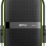 Silicon Power Armor A60 USB 3.1 Εξωτερικός HDD 5TB 2.5" Μαύρο/Πράσινο