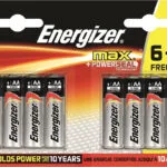 Energizer Max Αλκαλικές Μπαταρίες AA 1.5V 8τμχ