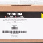 Toshiba T-305PY-R Γνήσιο Toner Laser Εκτυπωτή Κίτρινο Return Program 3000 Σελίδων 6B000000753