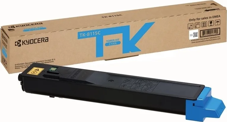 20180705111508_kyocera_tk_8115c_cyan_toner_1t02p3cnl0 Kyocera TK-8115C Γνήσιο Toner Laser Εκτυπωτή Κυανό 6000 Σελίδων 1T02P3CNL0 - Image 1