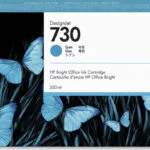 HP 730 Γνήσιο Μελάνι Εκτυπωτή InkJet Κυανό (P2V68A)