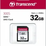 Transcend 300s SDHC 32GB Class 10 U1 V30 UHS-I