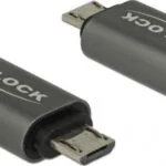 DeLock Μετατροπέας micro USB male σε USB-C female 1τμχ 65927