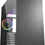 Sharkoon Pure Steel RGB Gaming Midi Tower Κουτί Υπολογιστή με Πλαϊνό Παράθυρο Μαύρο
