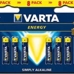 Varta Energy Αλκαλικές Μπαταρίες AAA 1.5V 8τμχ