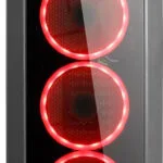 Chieftec Scorpion II Gaming Midi Tower Κουτί Υπολογιστή με Πλαϊνό Παράθυρο και RGB Φωτισμό Μαύρο