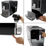 Melitta F85/0-101 Αυτόματη Μηχανή Espresso 1450W Πίεσης 15bar για Cappuccino με Μύλο και Wi-Fi Μαύρη