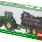 Siku Tractor with Forestry Trailer Τρακτέρ 1:50 Αγροτικό για 3+ Ετών