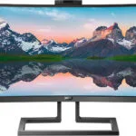 Philips 499P9H Ultrawide VA HDR Curved Monitor 48.8" 5120x1440 με Χρόνο Απόκρισης 5ms GTG