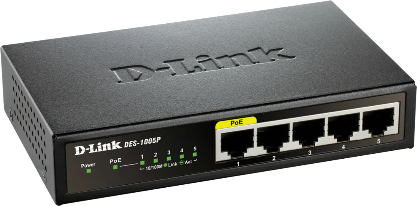 20190318094522_d_link_dgs_1005p D-Link DGS-1005P Unmanaged L2 PoE+ Switch με 5 Θύρες Gigabit (1Gbps) Ethernet - Image 1