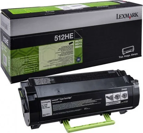 Lexmark 51F2H0E Γνήσιο Toner Laser Εκτυπωτή Μαύρο High Yield 5000 Σελίδων 51F2H0E - Image 1