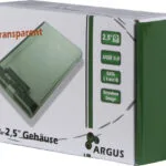 Inter-Tech Argus GD-25000 Θήκη για Σκληρό Δίσκο 2.5" SATA III με σύνδεση USB 3.0 σε Διάφανο χρώμα 88884092